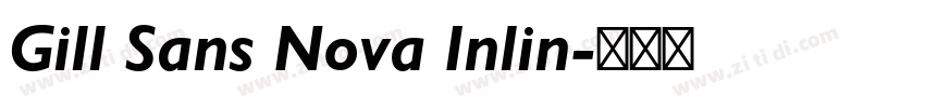 Gill Sans Nova Inlin字体转换